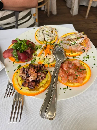 Specialità di mare servita alla Puritate